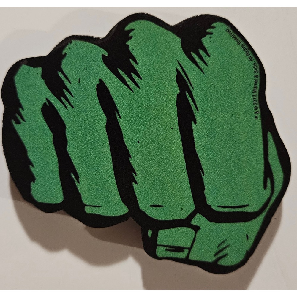 Marvel Comics The Incredible Hulk Fist Magnet Car Refrigerator Locker‎ Decor